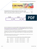 241l Es La Diferencia Entre El Papel A4 Folio Carta y Legal