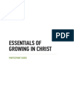 Essentials of Growing in Christ (Participant Guide)