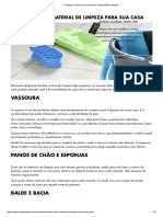 Conheça o Manual Do Material de Limpeza - Veja Limpeza PDF