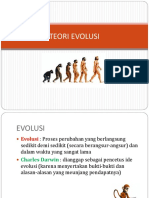 Teori Evolusi Menurut Beberapa Pakar