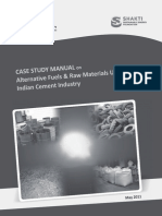 Case Study Manual On Alternative Fuels & Raw Materials Utilization in Indian Cement Industry