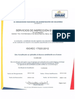 Acreditacion ONAC Inspecciones SI 14-OIN-046