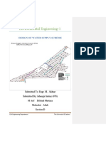 Environmental Engineering-1: Design of Water Supply Scheme