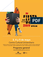 Programa Fiesta Del Libro y La Rosa 2019