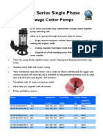 JS-SK Series Single Phase Sewage Cutter Pumps Cut Organic Solids