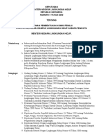 Kepmenlh41-2000 - Pedoman Pembentukan Komisi Amdal
