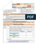 Mayo - 5to Grado Matemáticas (2018-2019)