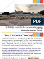 CHEM F431: Sustainable Chemistry Using Renewables