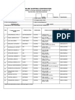 Unilink Shipping Arrival Report