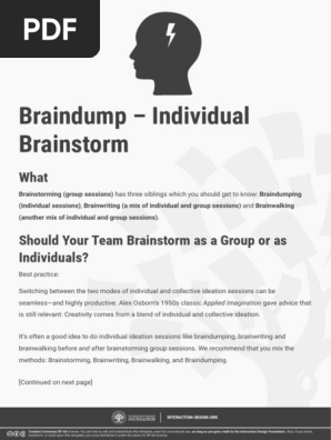 Brain Dump