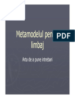 Metamodelul Pentru Limbaj PDF
