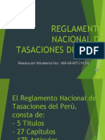 reglamento nacional de tasaciones 