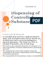 Chapter 13 Dispensing of Controlled Substances
