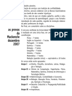 Prova Da Mackenzie de 2007 Resolvida PDF