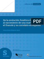 De La Evolución Fonética Del Latín Al Nacimiento de Una Nueva Lengua El Francés y Su Correlato en Español PDF