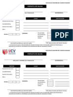 Formulario salida personal universidad