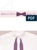 How To Tie A Bow Tie