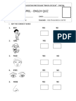 Prueba de Ingles Franchesca