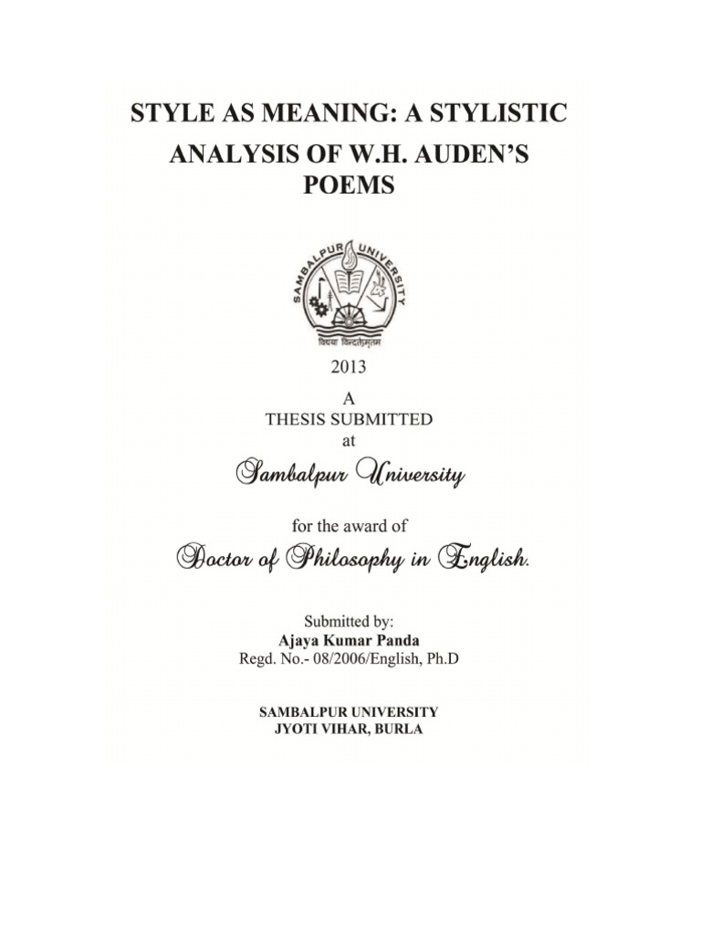 Thesis 2 Pdf Linguistics Morphology Linguistics Images, Photos, Reviews