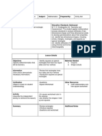 Square Lesson Plan