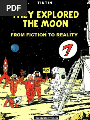 Tintin 29 They explored the moon