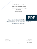 Administracion Pública en Latinoamerica