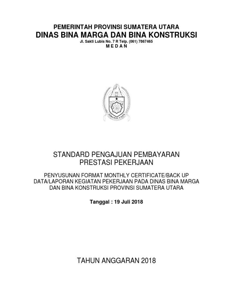 √ Contoh Laporan Mc Proyek