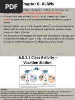 Chapter 6 VLANs