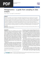 Metagenomics - A Guide From Sampling To Data Analysis