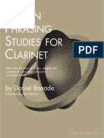 16 Phrasing Studies For Clarinet