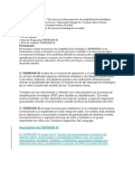 Evaluación de procesos fonológicos en niños TEPROSIF-R