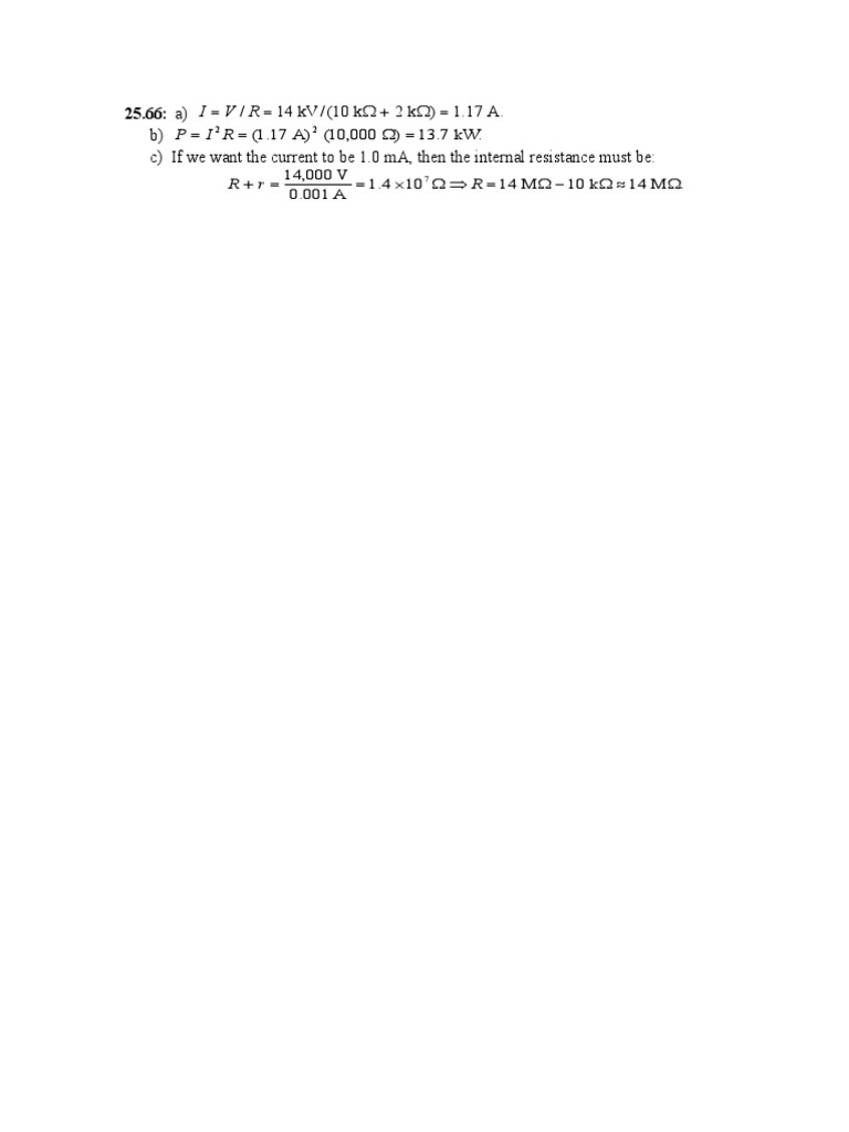 Electrical Resistance Calculations | PDF