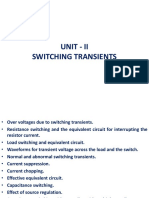 Unit - Ii Switching Transients