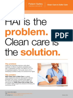 HAI Is The Clean Care Is The: Problem. Solution