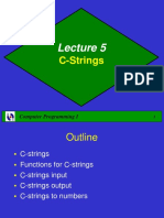 C-Strings: Computer Programming I