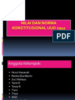 Nilai Dan Norma Konstitusional Uud 1945