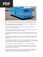 Genset Installation and Sop