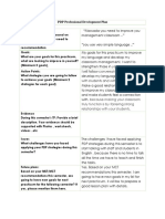PDP Professional Development Plan