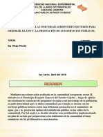 Diapositivas Comunidad Aeropuerto Sector II Actualizada