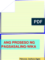 Ang Proseso NG Pagsasaling-Wika