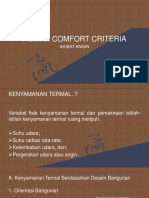 Human Comfort Criteria Akibat Angin