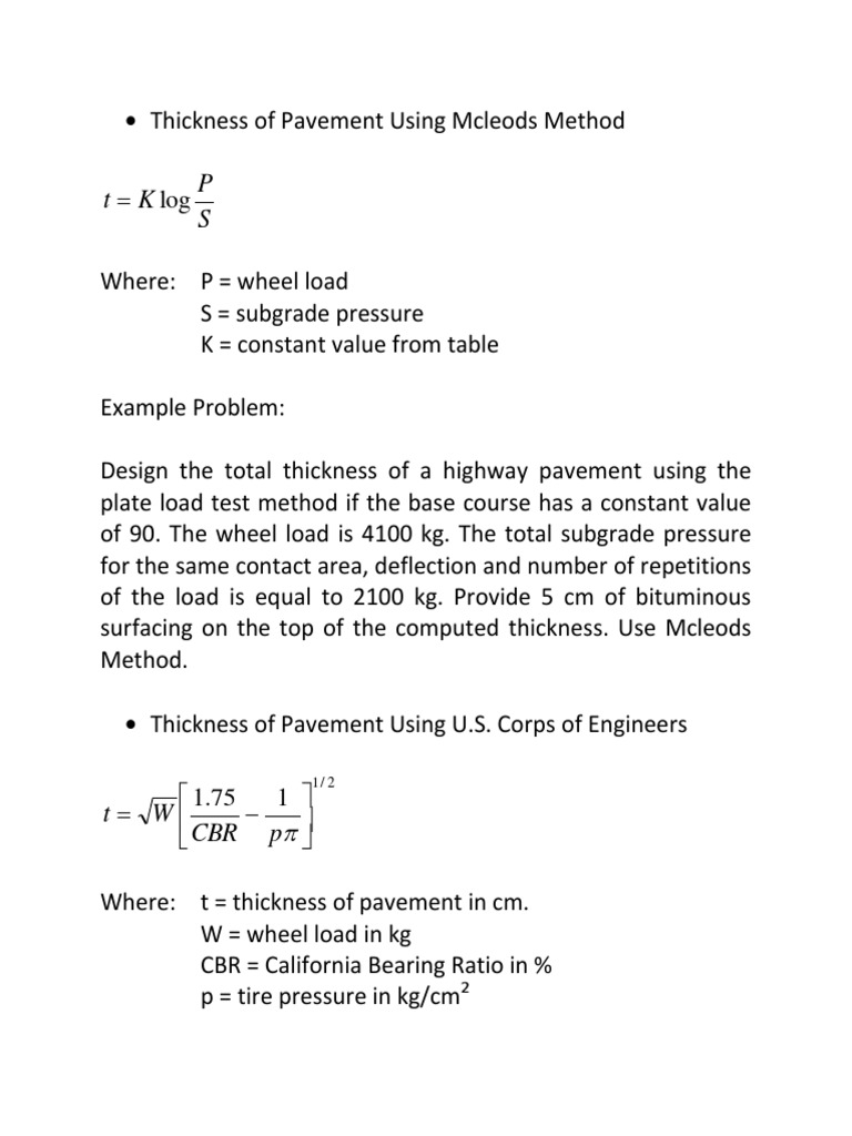 Pavement Thickness Design Methods | PDF | Young's Modulus | Road Surface