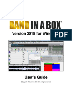 Band-in-a-Box 2018 Manual PDF