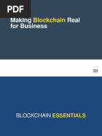 Making Real For Business: Blockchain