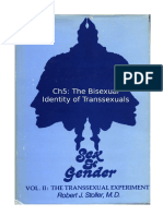 Stoller Ch5 - The Transsexual Experiment - Chapter 5 The Bisexual Identity of Transsexuals