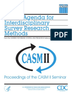 A New Agenda For Interdisciplinary Survey Research Methods: Proceedings of The CASM II Seminar