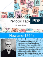 Introduction to the Periodic Table