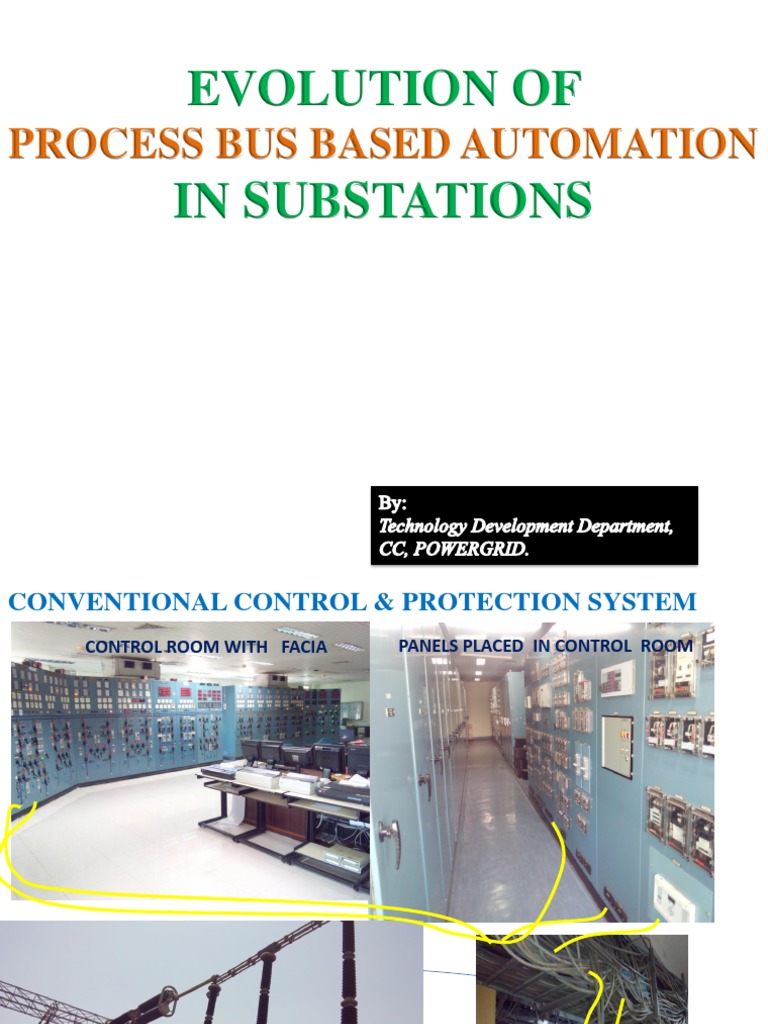 Presentation Process Bus Concept PDF Electrical Substation Scada