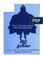 Stoller Ch12 - The Transsexual Experiment - Chapter 12 Transsexualism and Homosexuality