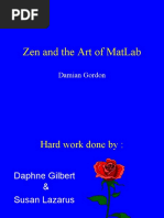 Zen and The Art of Matlab: Damian Gordon